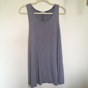 Pinstripe Charlotte Russe flowy dress